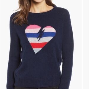 Zadig&Voltaire Baly Bis Cashmere Sweater Women’s M Navy Blue, Gently Worn
